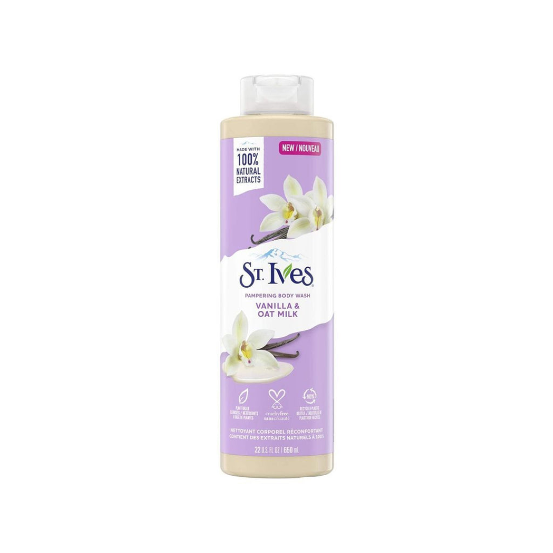ST IVES BODY WASH VANILLA N OAT MILK 650ML